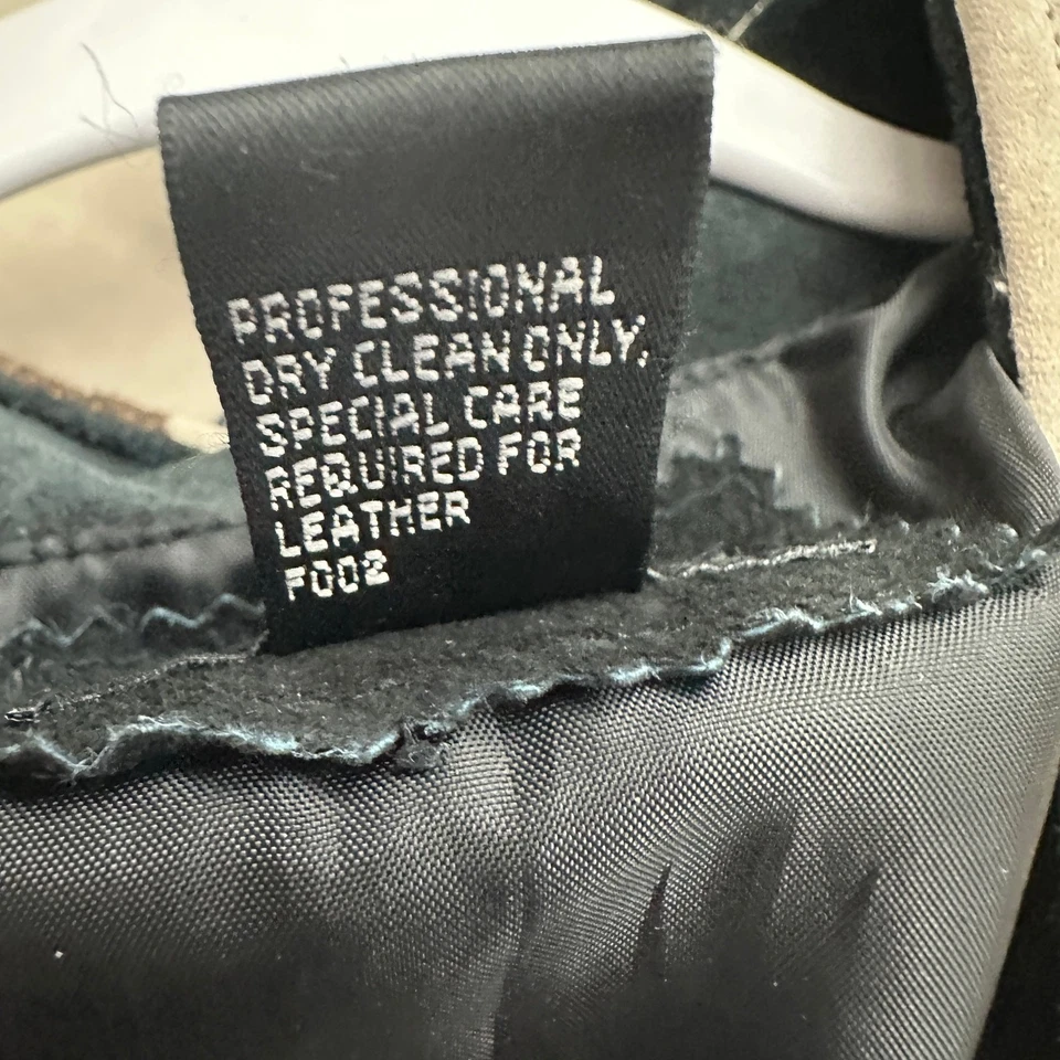 Chaqueta de gamuza Karen Arnold para mujer con retazos talla L artística declaración geométrica Foto 4 de 4