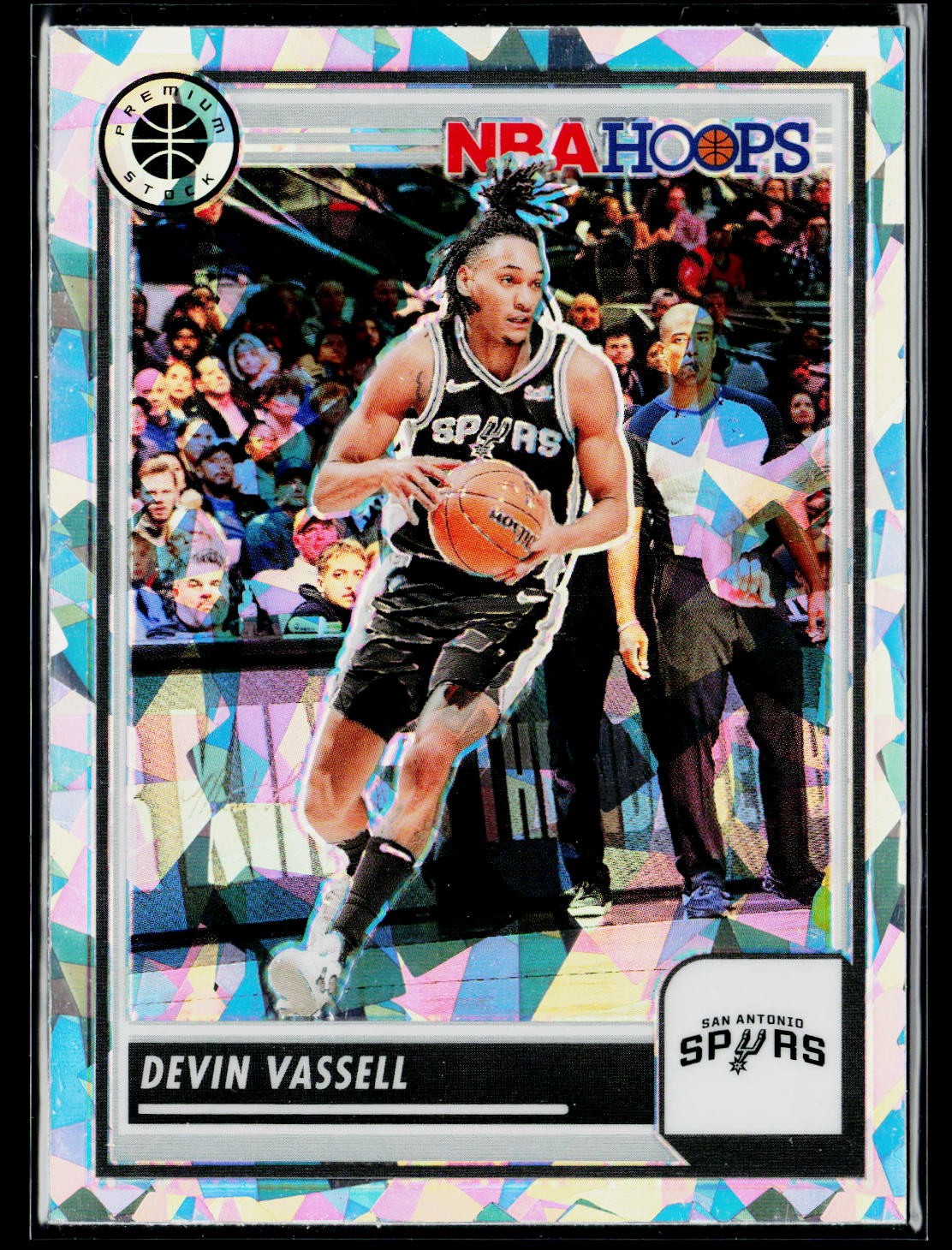 2023-24 Hoops Premium Stock #232 Devin Vassell Ice Prizm