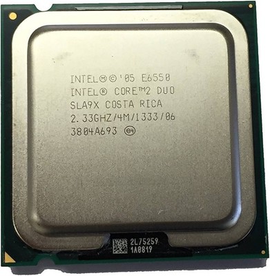 INTEL SLA9X E6550 Core 2 Duo Prozessor CPU 2,333GHz/4M/1333MHz