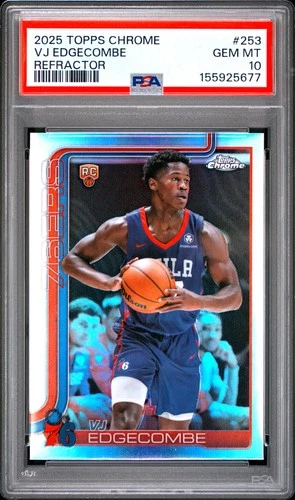 2025 Topps VJ Edgecombe Base (PSA 10)