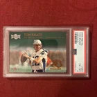 2000 Metal Football #267 Tom Brady Emerald Rookie PSA 6 (EX-MT) RC Patriots