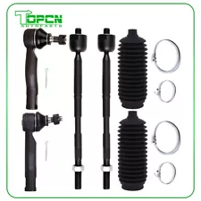 Steering Front Inner & Outer Tie Rod Ends Bellow Boots For 2005 - 2010 Scion tC