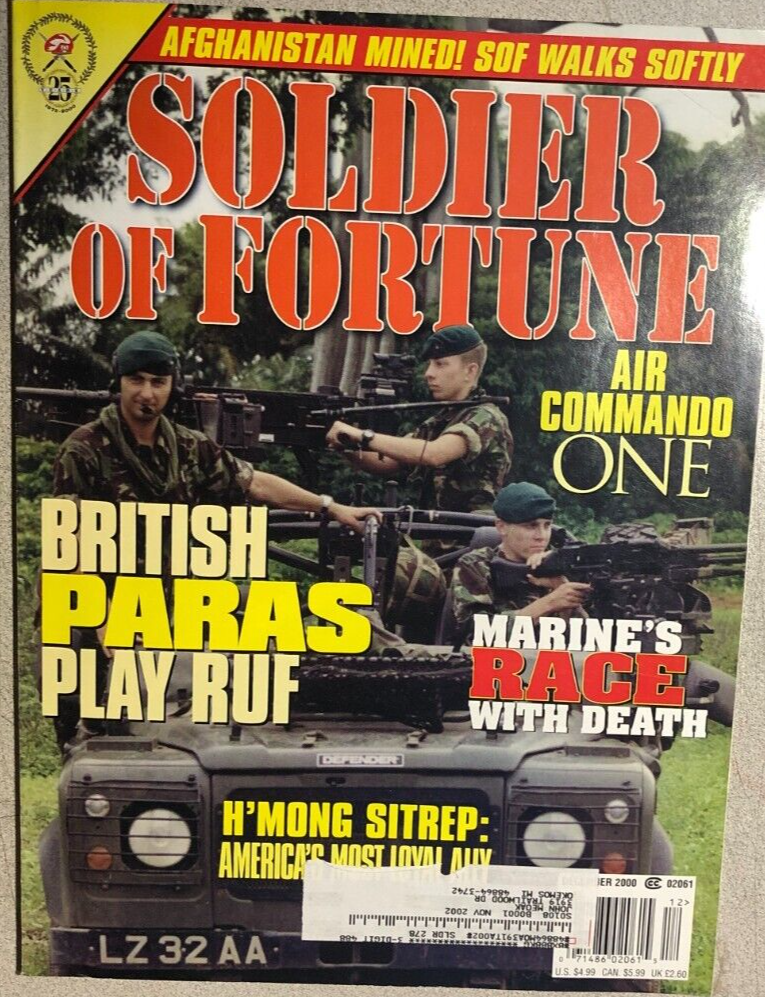 SOLDIER OF FORTUNE Magazine December 2000