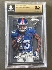 2014 Prizm Odell Beckham RC Giants Gem MINT BGS 9.5
