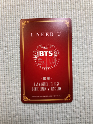 【公式】 BTS ジョングク I NEED YOU 会場限定クリスマストレカ BTS I NEED U Japan Christmas Limited Official Photo Card