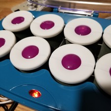 Conair Big Curls Flocked Hot Rollers Hairsetter 2" Jumbo SET OF 8