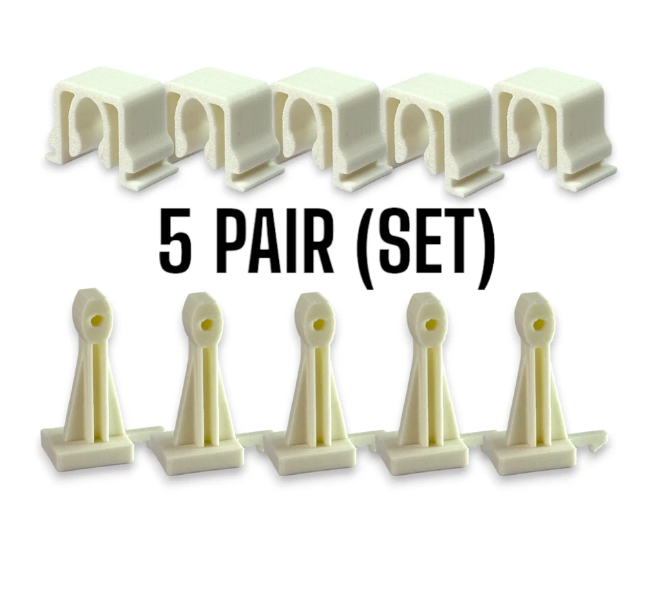 Lian Li PC-60 A05FN Front Panel Clips (5 Pair) - pt-jt01 5 PCS FEMALE 5 pcs MALE - Image 2 of 4