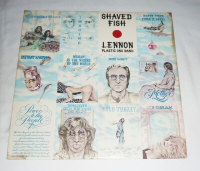 VINYL LP by LENNON PLASTIC ONO BAND ''SHAVED FISH'' (1983) ROCK / CAPITOL SW-3421