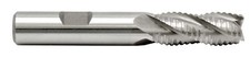 3/8" Roughing End Mill, Cobalt 4-Flute, 3/8" Shank, Rough Profile, USA Made