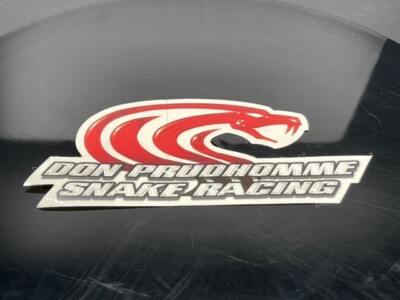 NHRA VRHTF ''DON PRUDHOMME SNAKE RACING'' DIE CUT STICKER EXCELLENT CONDITION-2