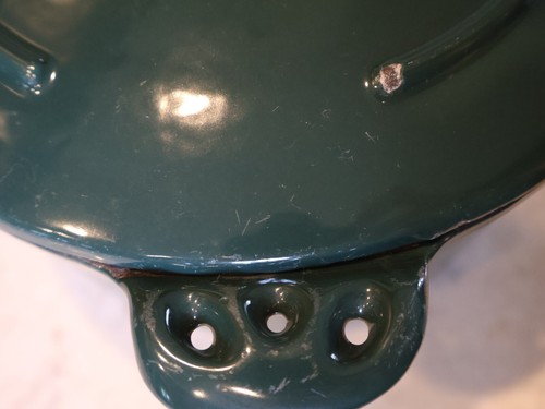 Hunter Green Very Nice "Range Kleen" Cast Iron Enamel Coated Pot with LID - Picture 6 of 8
