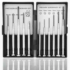 11PCS Small Precision Screwdriver Set, Premium Mini Screw Driver Set Kit, 6 Diff