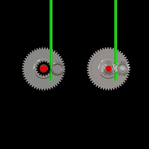 Mellow Vz-HextrudORT extruder helical gears Moons 8Z VzBot 330 Vz235 HevORT - Afbeelding 4 van 27