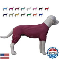 LoveLongLong Dog Jumpsuit with UV Protection and Quick-Dry Fabric for Spring 