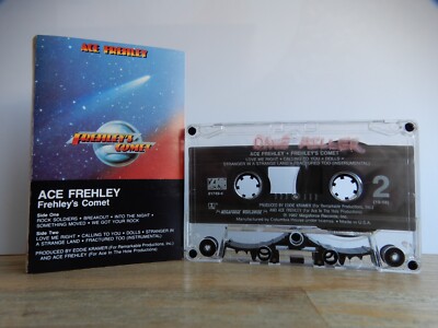 KISS ACE FREHLEY'S COMET MUSIK KASSETTE TAPE MC DOLBY 1987 ATLANTIC RECORDS