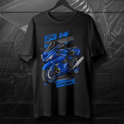 Tシャツ Kawasaki ZX-14 2006-2011 T-Shirt, Motorcycle Tee for Riders
