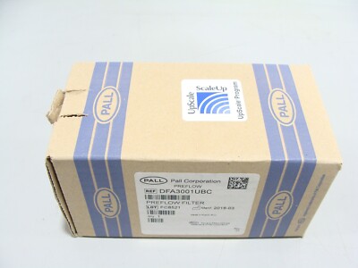 NEW Pall DFA3001UBC PreFlow Filter Membrane Capsule, 0.45 µm, 900 cm² EFA,   in.