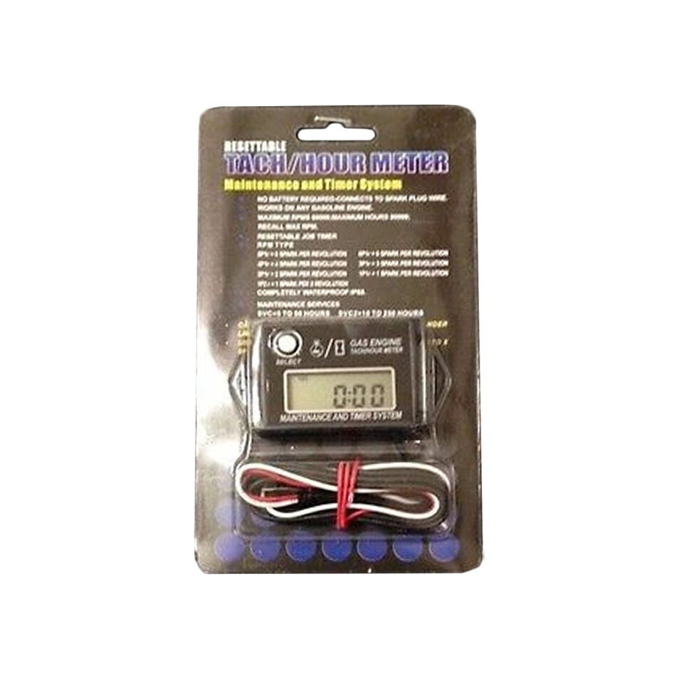 Honda Lawnmower & Generator Digital Tachometer Tach & Hour Meter w/ RPM Recall
