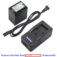 NP-FV100 Battery or LED Charger for Sony HXR-MC50 HXR-NX30 HXR-NX70 HXR-NX80