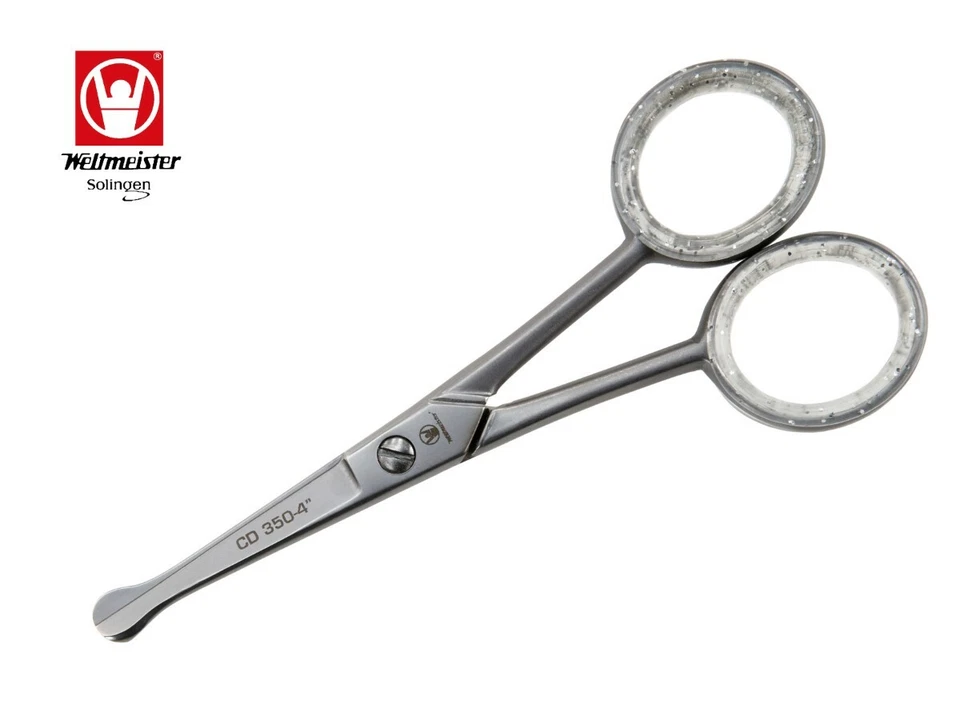 Bartschere Nasenschere Nasenhaarschere gerade WELTMEISTER Solingen Art. 33872