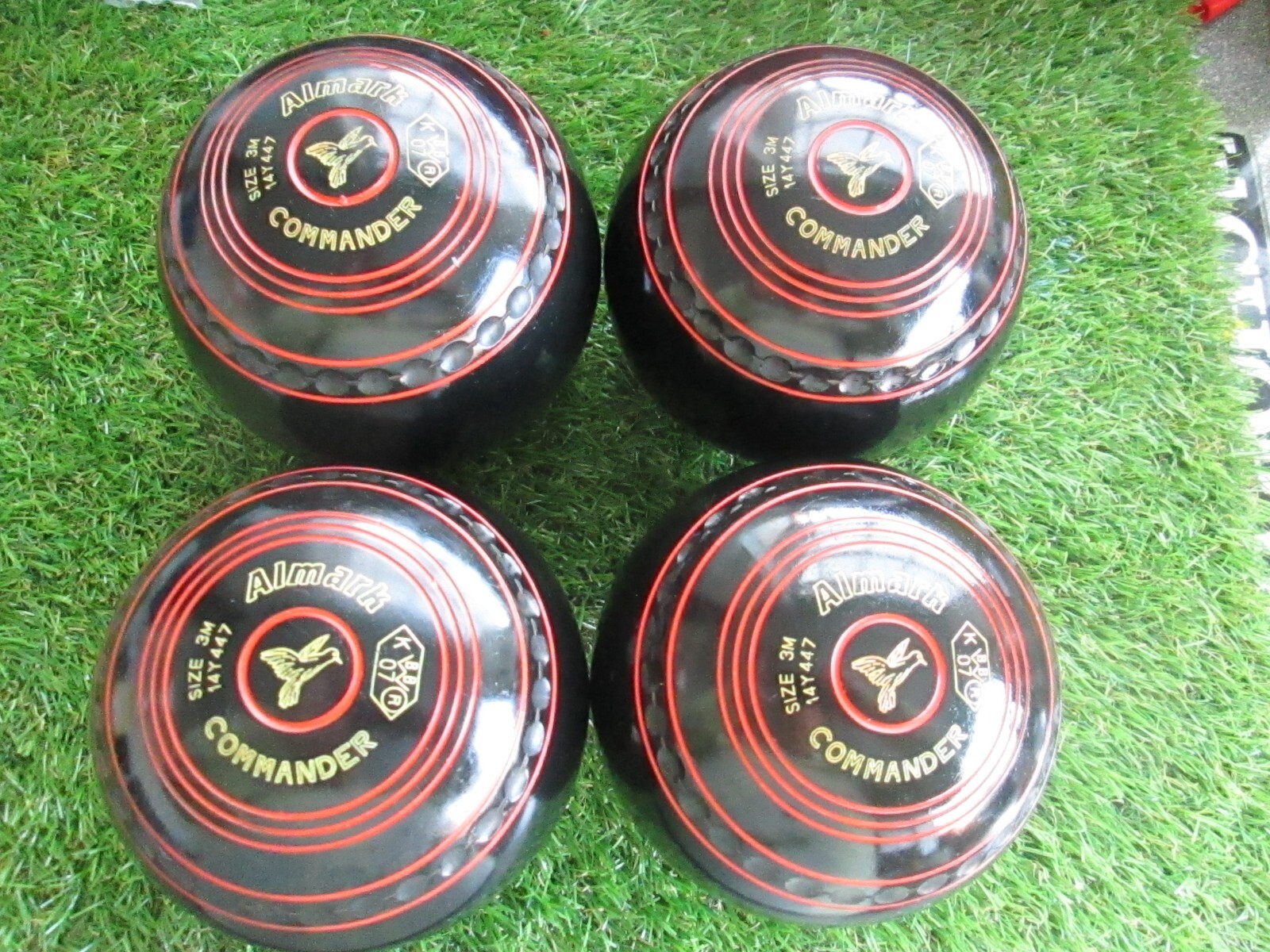 Great ALMARK COMMANDER Indoor / ShortMat / Outdoor Bowls Size 3 eBay