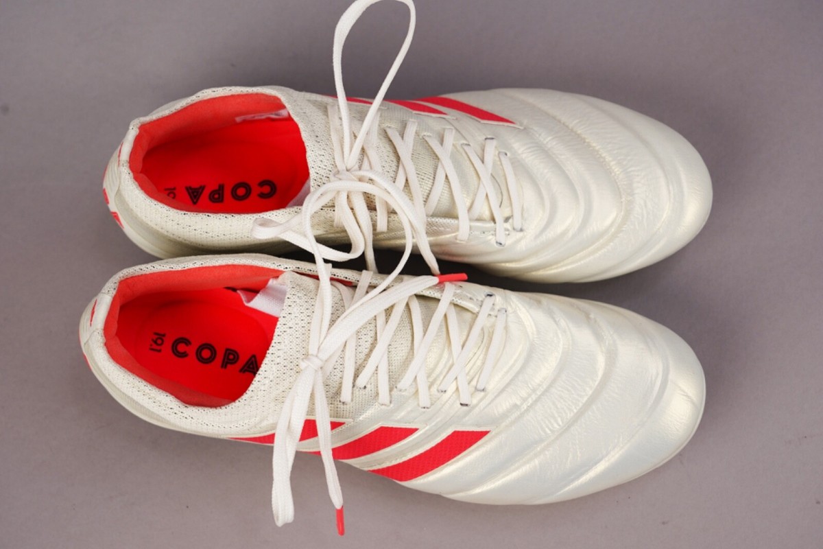 Adidas Copa 19.1 Firm Ground 'Gold Red' Soccer Cleats BB9185 UK7.5
