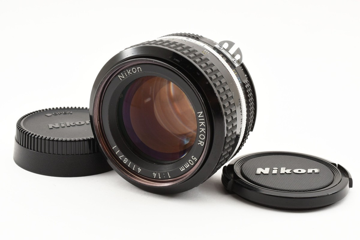 ニコン Nikon Ai NIKKOR 50mm F1.4 Fマウント Nikon Ai Nikkor 50mm f1.4 MF Standard Lens F mount [Exc+++