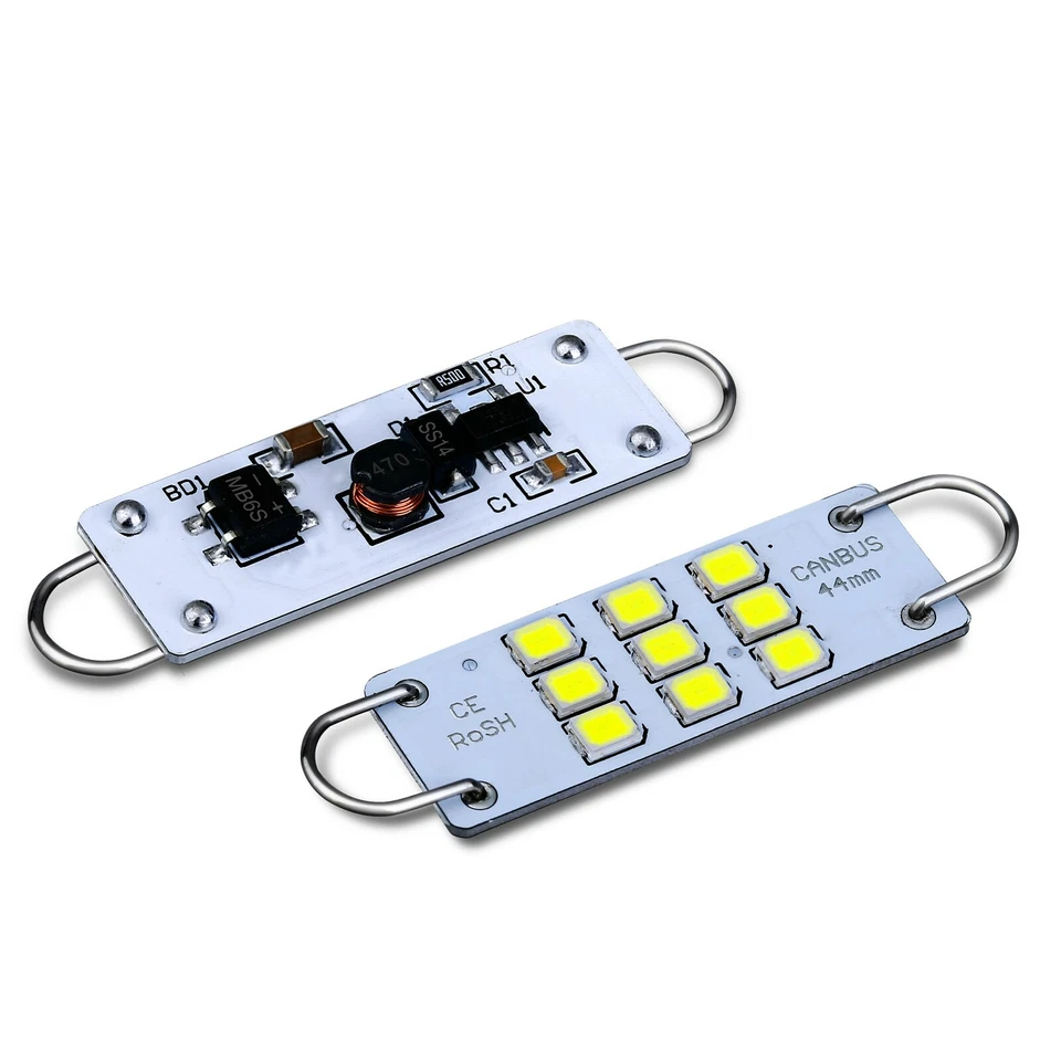 Bombillas LED blancas para espejo de tocador para Buick Park Avenue, Oldsmobile 98, paquete de 2 Foto 4 de 4