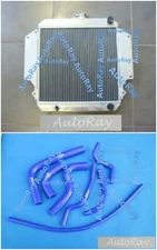 Aluminum Radiator + Hose for Suzuki Sierra SJ50 SJ413V 1/84-7/89 G13A Petrol 1.3