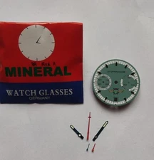 3133 Glass & Dial & Watch hands  for Sturmaskie Chronograph Poljot, Okean, Полет