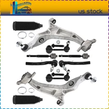 Fits Dodge Durango 10Pcs Front Tie Rod Sway Control Arm and Ball Joint Assembly