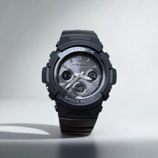 Casio AWGM100B-1A G-Shock Tough Solar Power Ana/Digi Black Resin Men Watch NEW