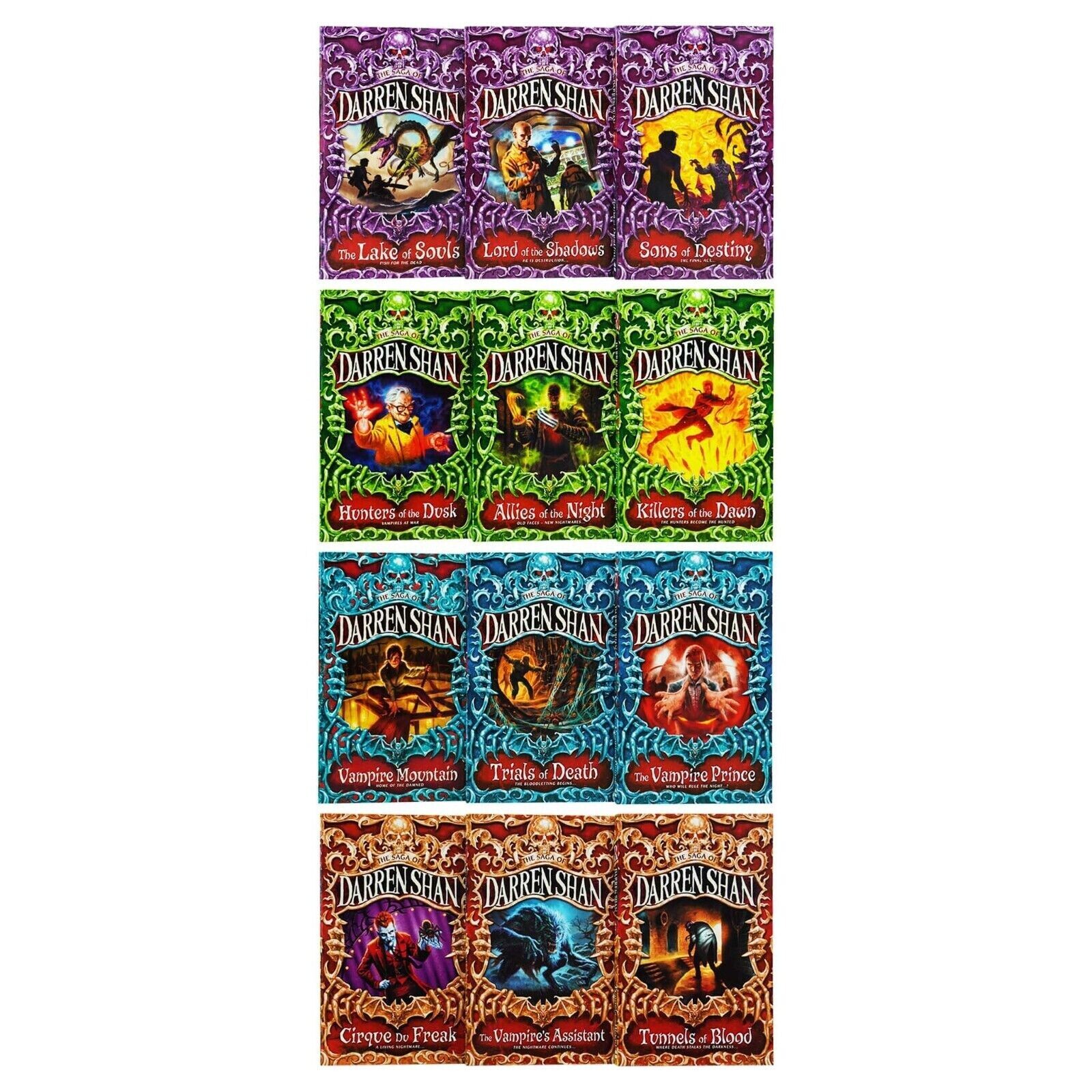 The Saga of Darren Shan Cirque Du Freak 12 Books Collection Set (Books 1 - 12)