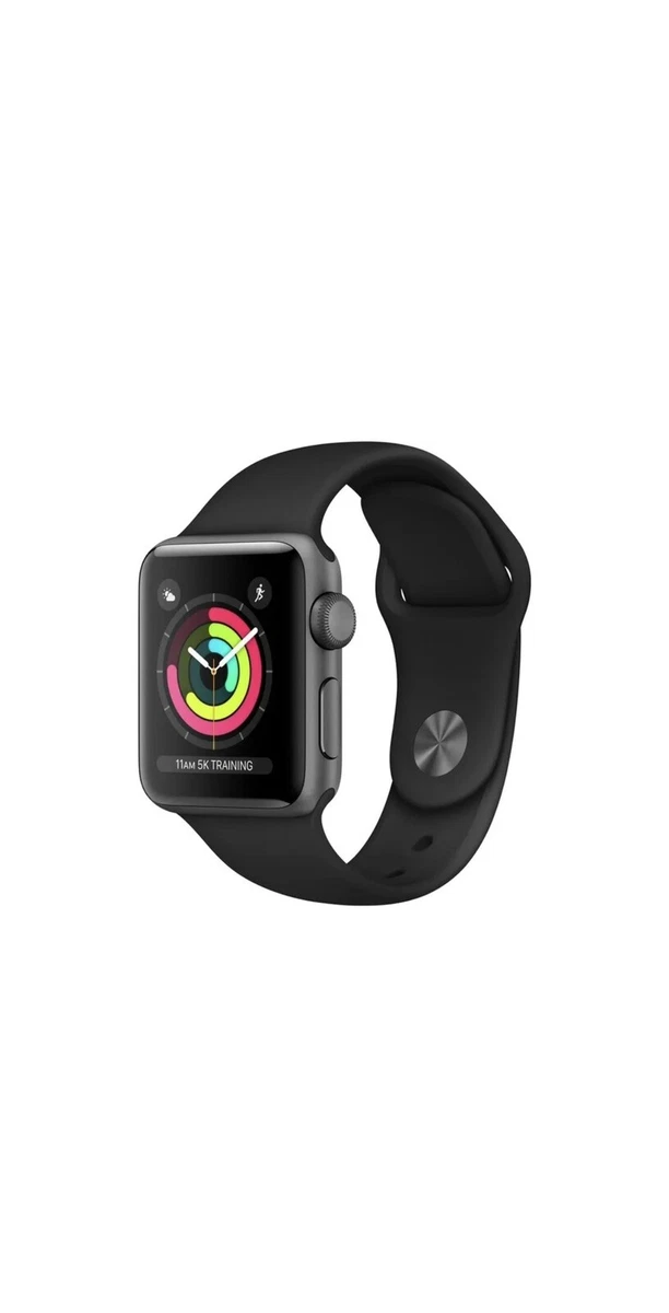 Ship Now Open Box Apple Watch Series 3 GPS 38mm Space Gray Black Open Box