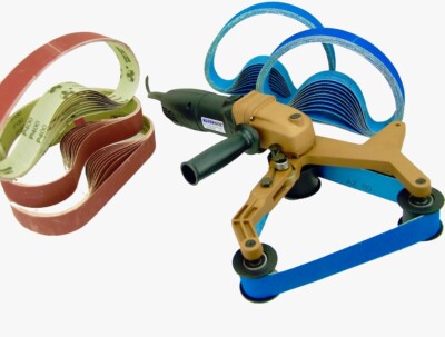 BLUEROCK  Tools Pipe & Tube Rail Polisher Belt Sander 40A & 50 Belts fit Metabo