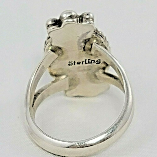 Sterlingsilber & Türkis Ring von Navajo Künstler Lenora Begay Damen Größe 3,375 - Bild 3 von 11