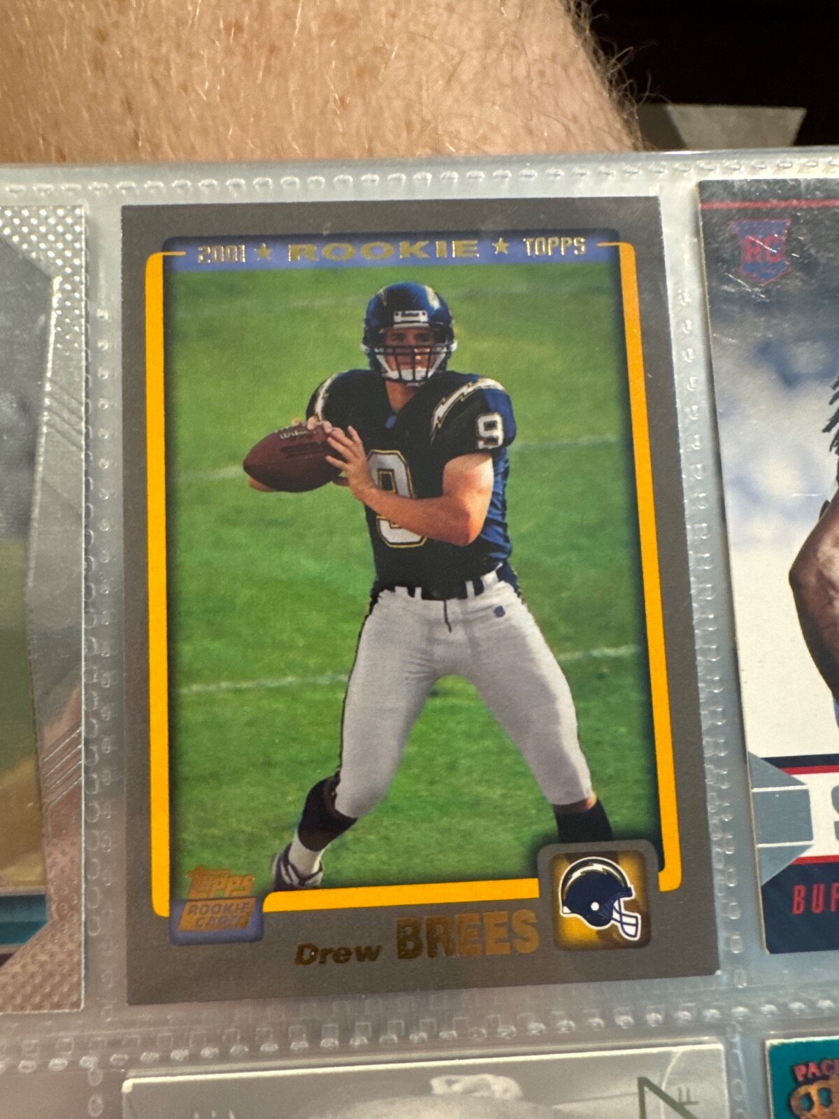 2001 Topps Chrome - Rookie Refractor Drew Brees #229 /999 (RC)