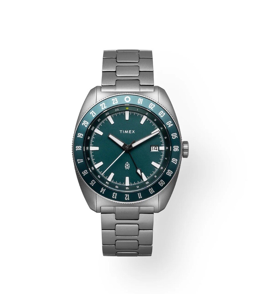 ジェームズさま The James Brand × Timex Automatic GMT – Emerald Green Titanium