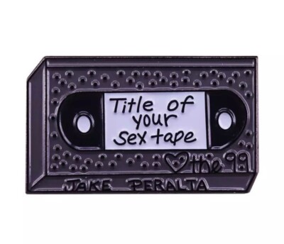 Brooklyn Nine Nine Jake Peralta Enamel Lapel Pins Badge Title Of Your