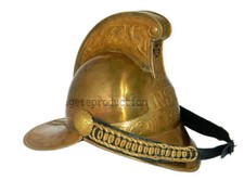 Antiguo casco de bombero de latón NSW FB bombero victoriano sofisticado