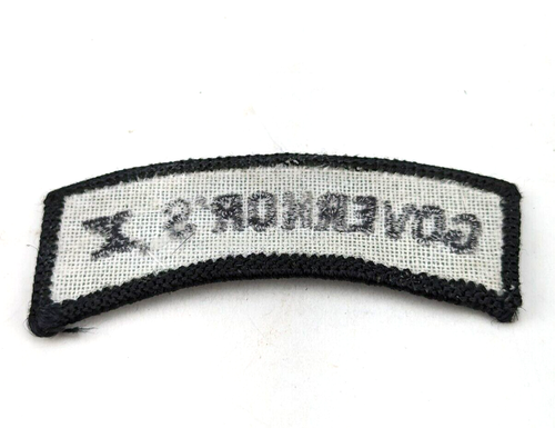 Vintage US Army National Guard Iowa Governor's 10 X Marksman Tab Patch Badge #B4 - Picture 2 of 4