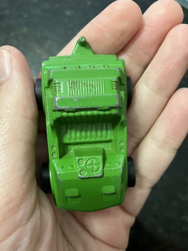Vintage Diecast Toy 1969 TOOTSIEY TOY GREEN JEEP W/Trailer hitch - Picture 5 of 9