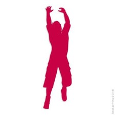 Basketball Player Jumpshot, Vinyl Decal Sticker, Multiple Colors & Sizes #3356