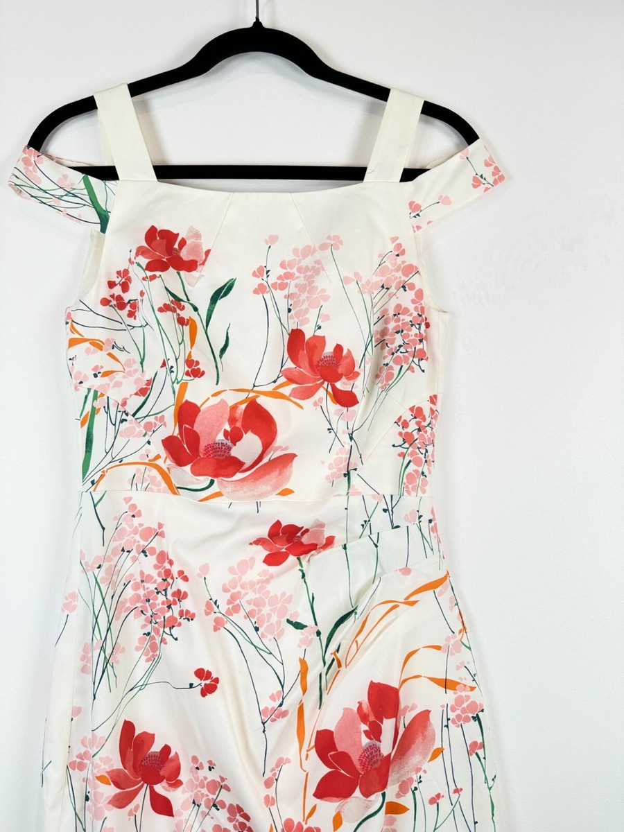 ◆KAREN MILLEN◆ コットン 刺繍 ベルト付き ドレス / white Lace Ruffle Collar Detail Woven Mini Dress | Karen Millen