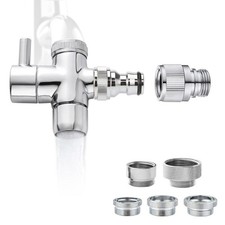 Faucet Aerator to Garden Hose Diverter 5 adapters Quick Connector