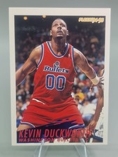 Kevin Duckworth #231 1994-95 Fleer NBA Basketball Card Washington Bullets Center