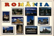 Romania Bran Castle vintage postcard v541