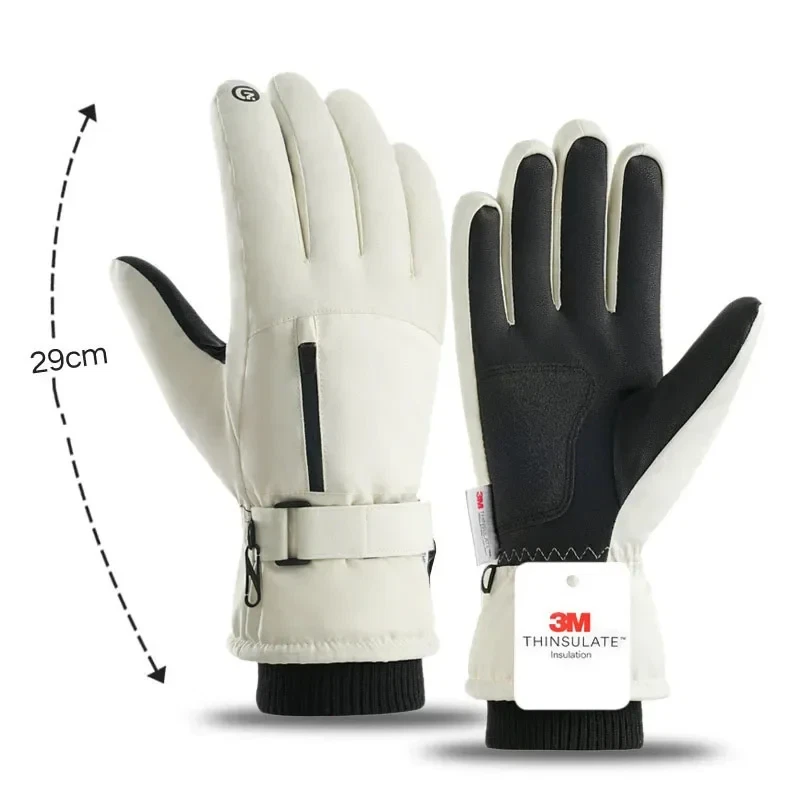 3M Waterproof Ski Gloves Touchscreen Mitten Thinsulate Gloves Motorcycle Gloves
