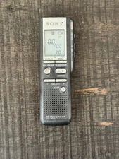 Sony Digital Voice Recorder Hand Held Silver Model ICD-P210 Tested