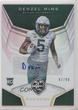 2020 Panini Chronicles Draft Picks Signatures 87/99 Denzel Mims #11 Auto x3x